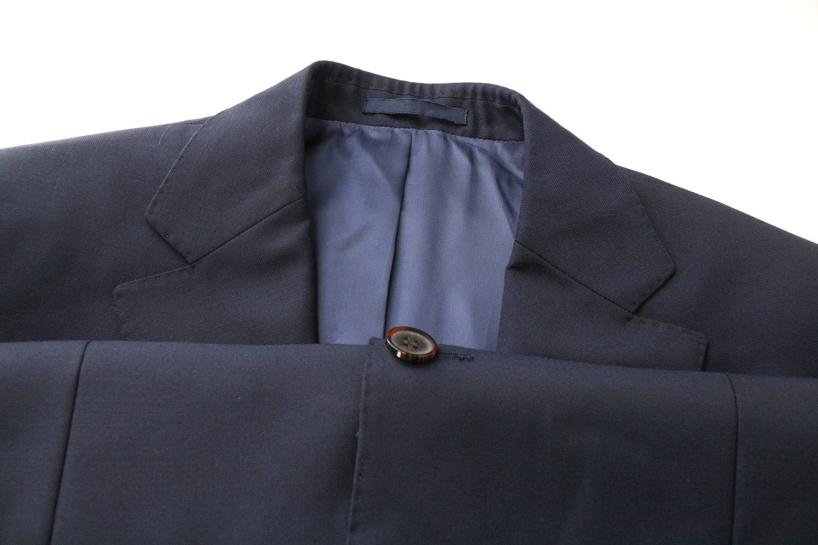 SUITSUPPLY Napoli Men's Blazer UK38R Navy Blue Wool Super 110's Classic