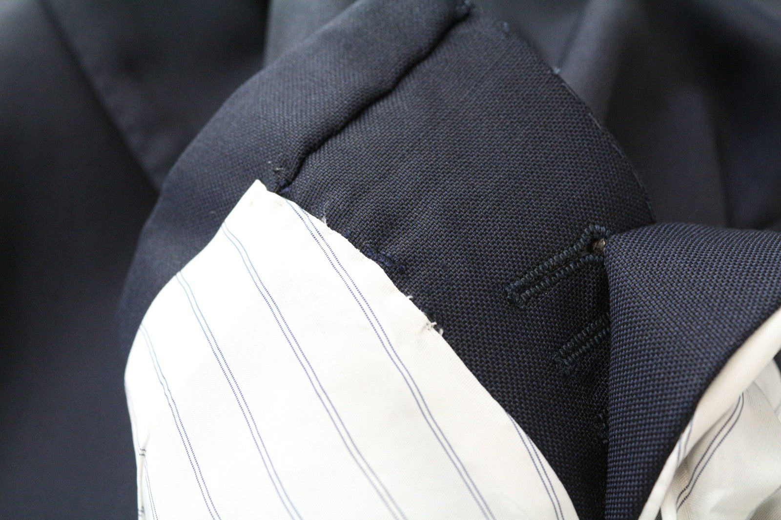 SUITSUPPLY Napoli Men's Blazer UK38R Navy Blue Wool Super 110's Classic