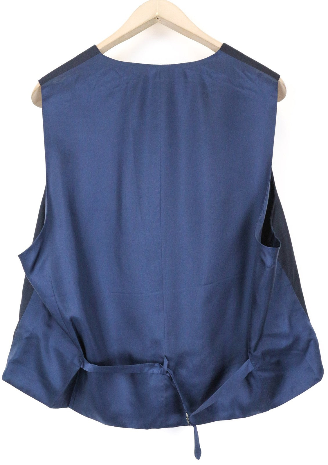 SUITSUPPLY Lazio Men's Waistcoat UK50S Navy Blue Wool Single Breasted Vest