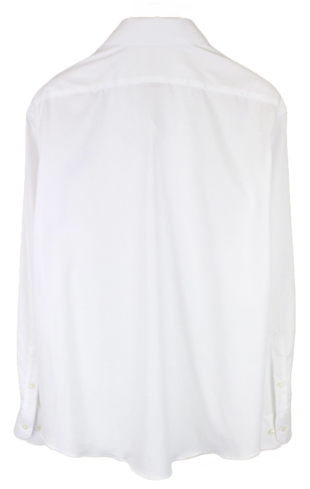 SUITSUPPLY Traveller Men's Formal Shirt 48 White Slim Pure Cotton Cutaway Collar