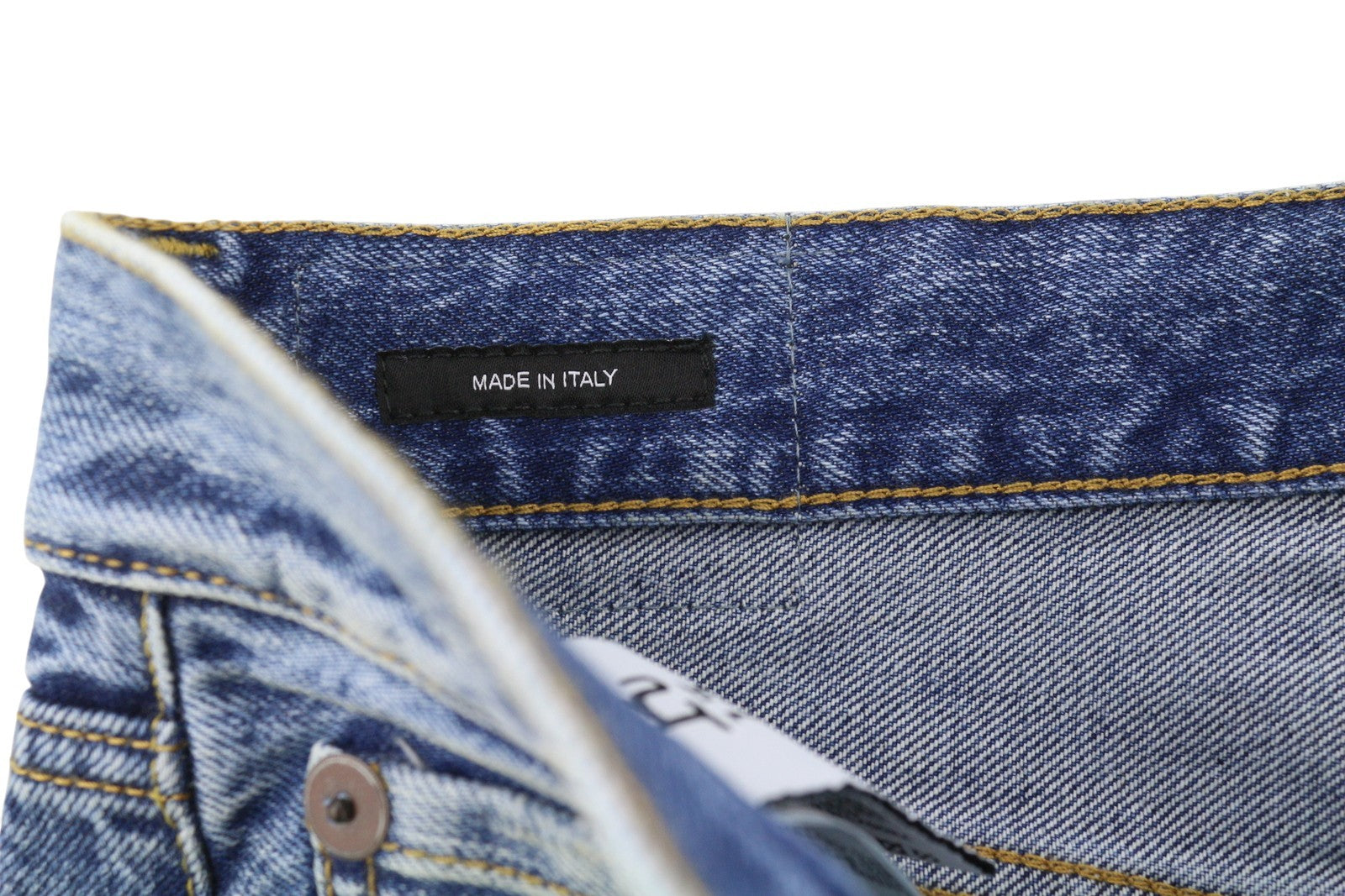 R13 Boyfriend Women Jeans 26 Jasper Straight Cropped Whiskers Faded Blue PF25