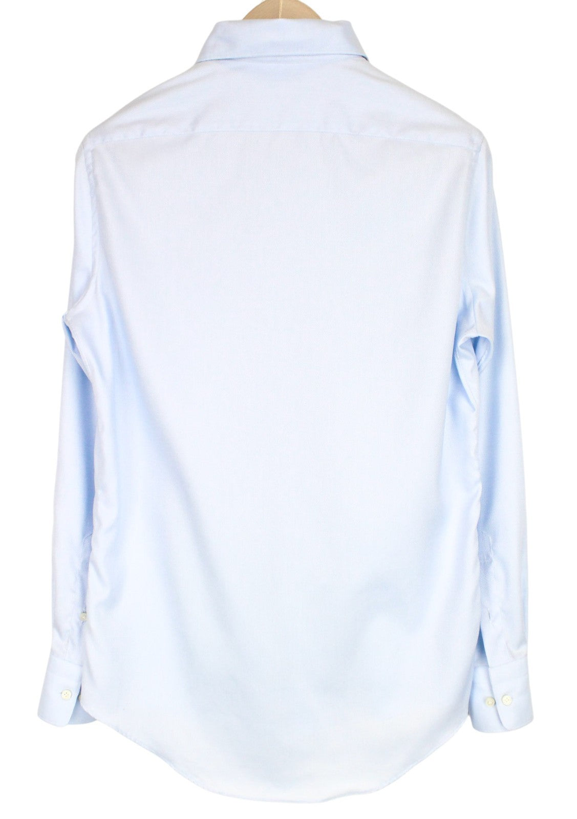 SUITSUPPLY Men's Formal Shirt 37/14.5 Blue Extra Slim Pure Cotton Long Sleeve