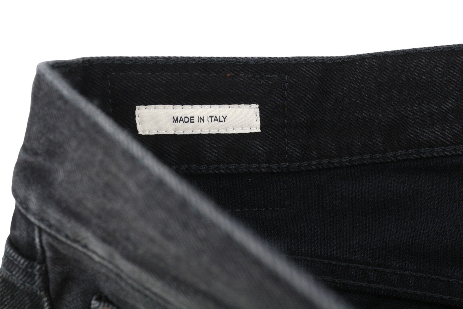 R13 Cuffed X-BF Women Jeans 30 Phantom Selvedge Black Limited Edition Faded FW25