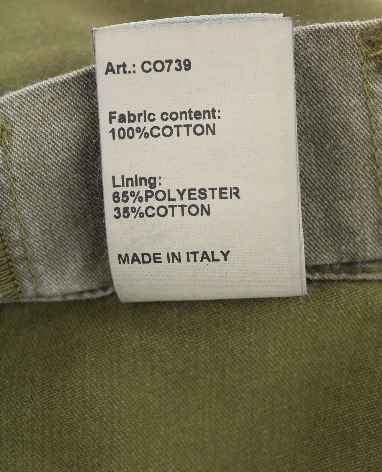 R13 Ankle Military Women Trousers 28 Olive Garment Dyed Cargo Zip FW25 RRP1199