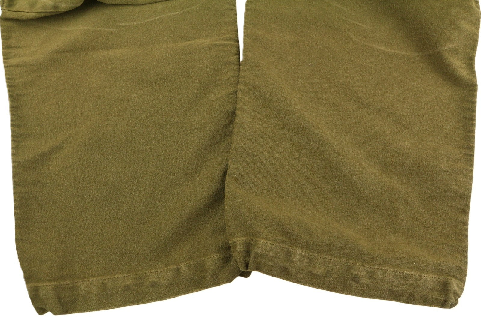 R13 Ankle Military Women Trousers 28 Olive Garment Dyed Cargo Zip FW25 RRP1199