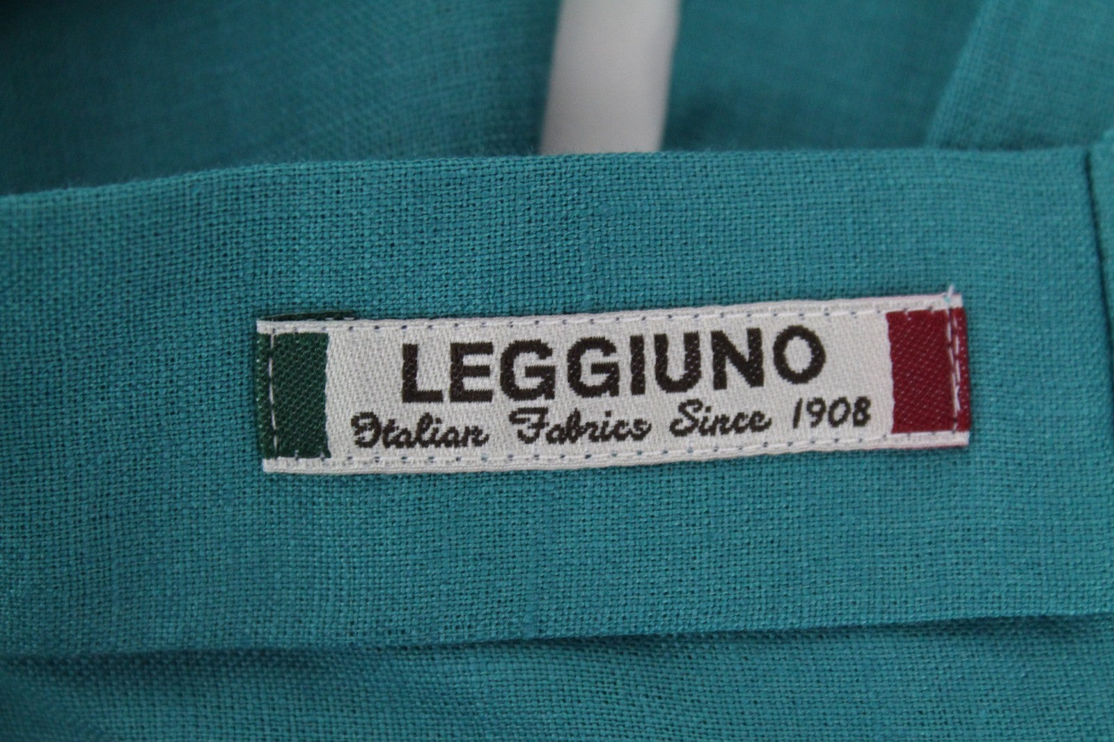 SUITSUPPLY Men's Formal Shirt 35/36/13.5/14 Green Linen Slim Long Sleeve