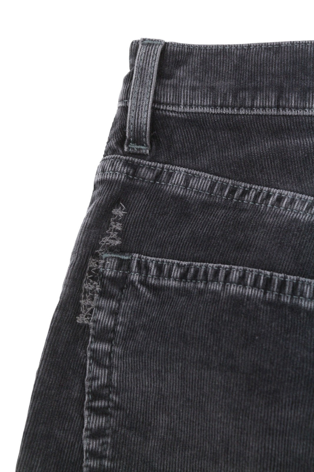 R13 Jane Women Trousers 25 Obsidian Stretch Cord Bootcut Fit Zip FW25 RRP699