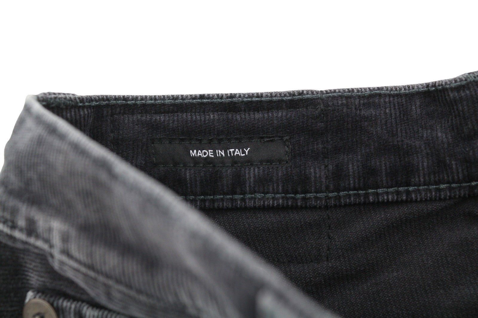 R13 Jane Women Trousers 25 Obsidian Stretch Cord Bootcut Fit Zip FW25 RRP699