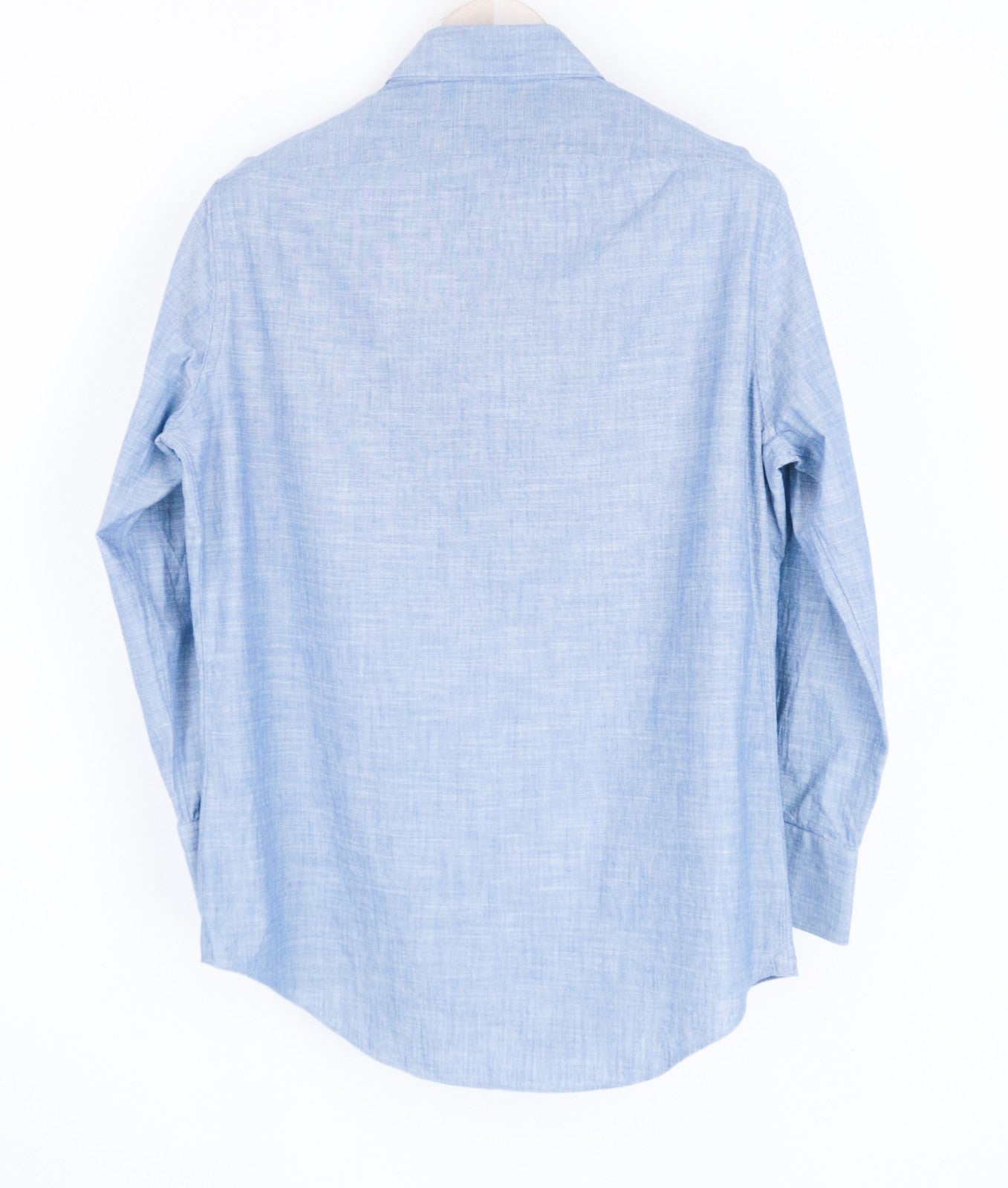 SUITSUPPLY Men's Formal Shirt ~S Slim Fit Blue Pure Cotton Button-Up Long Sleeve