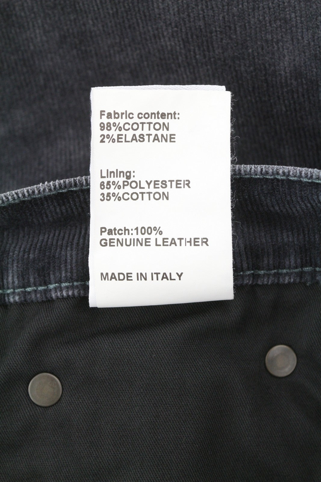 R13 Jane Women Trousers 24 Obsidian Stretch Cord Bootcut Fit Zip FW25 RRP699