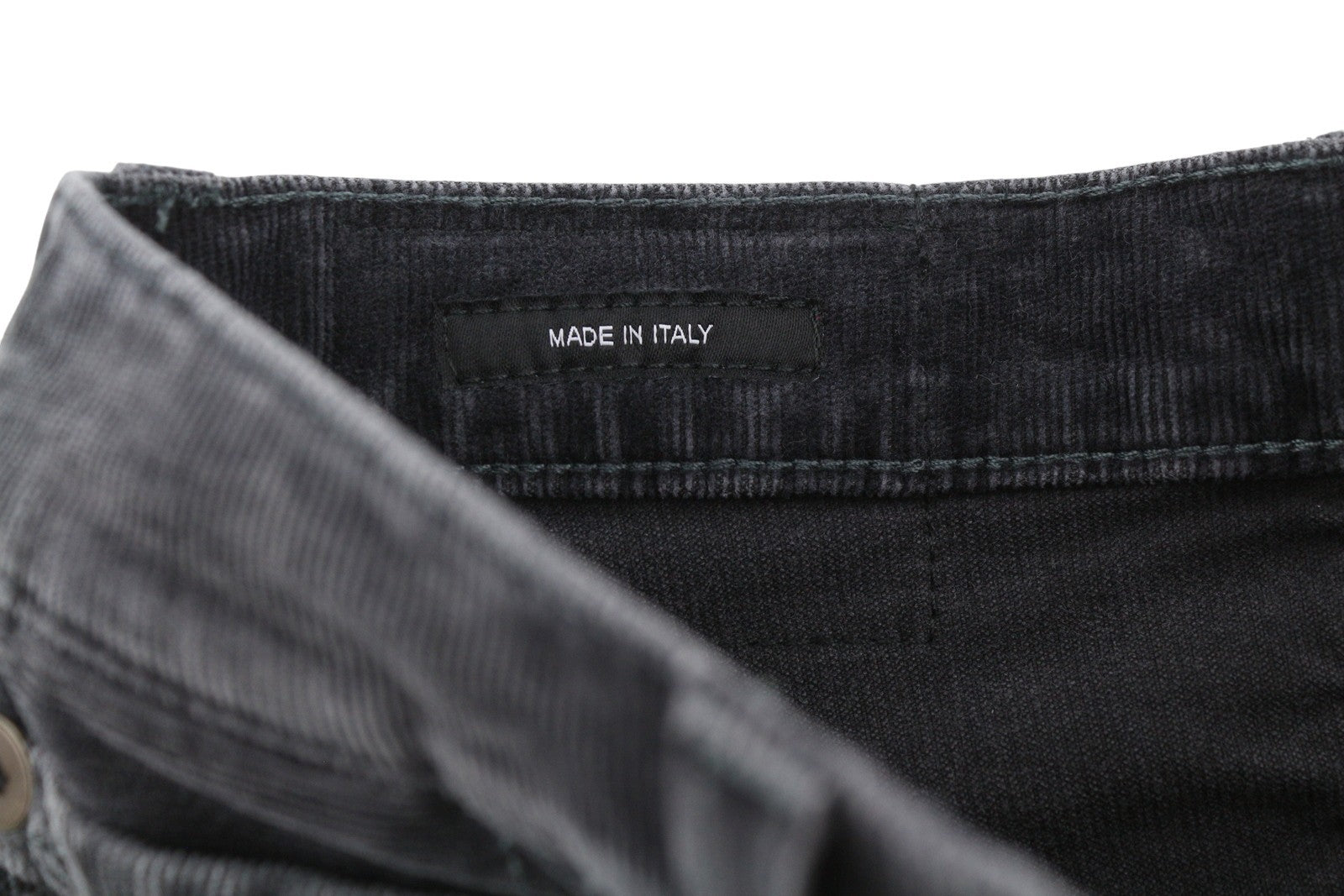 R13 Jane Women Trousers 24 Obsidian Stretch Cord Bootcut Fit Zip FW25 RRP699