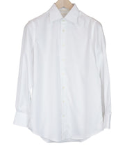 SUITSUPPLY Men's Formal Shirt 37 Traveller Slim White Pure Cotton Classic Fit
