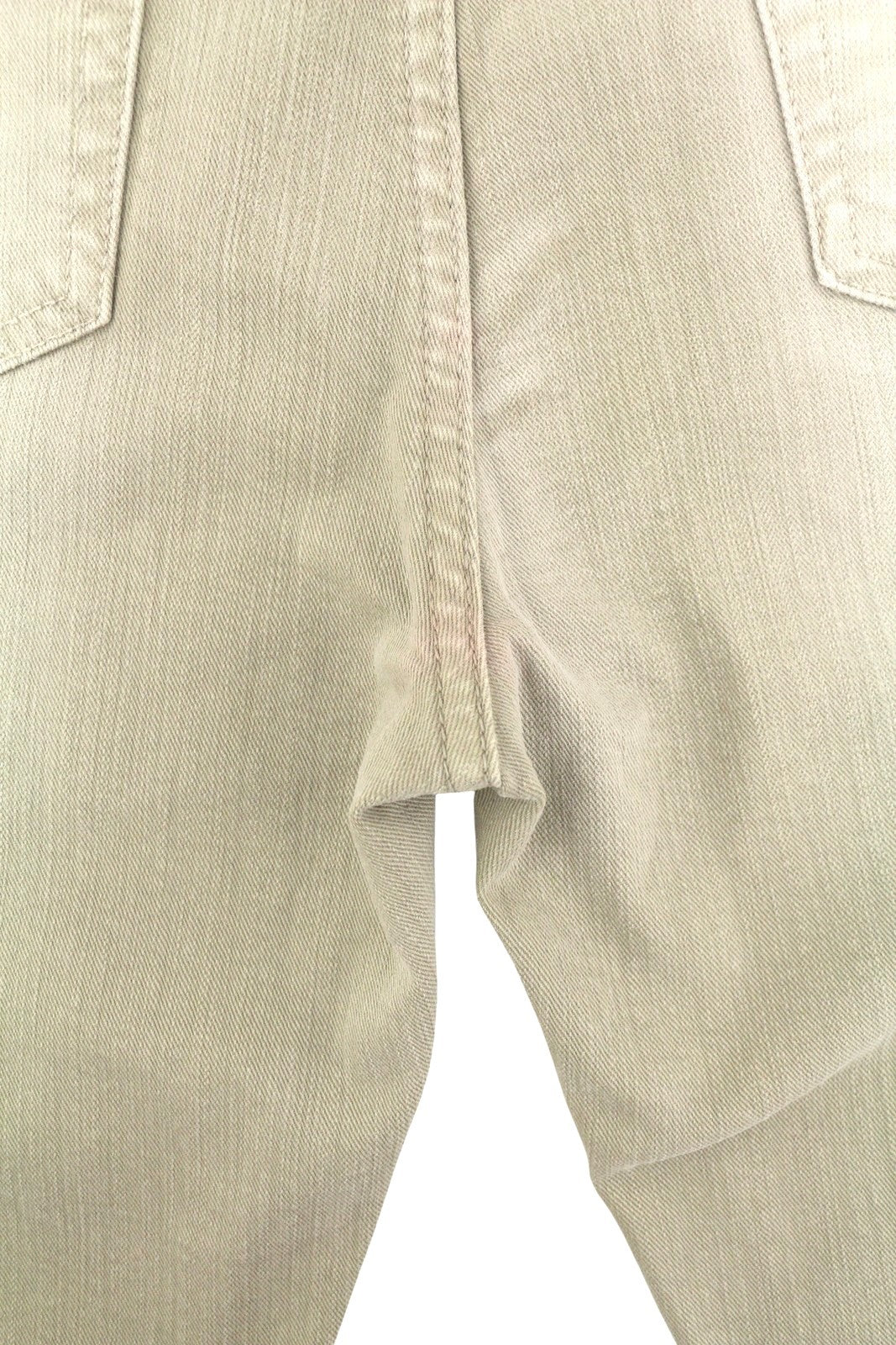 R13 Boy Straight Women Jeans 31 Pebble Stretch Faded Cropped Ankle Length Zip