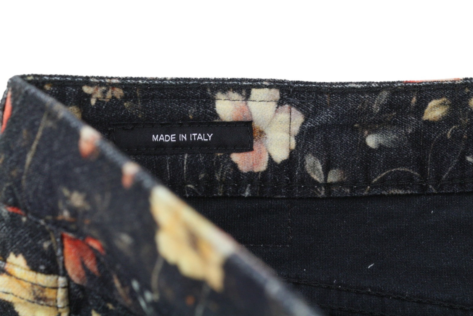 R13 Boy Straight Women Jeans 28 Lunar Petal Velveteen Floral Print Ankle FW25