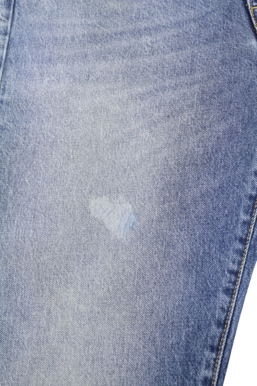 R13 Cuffed X-BF Women Jeans 32 Jasper Straight Whiskers Faded Blue Zip FW25