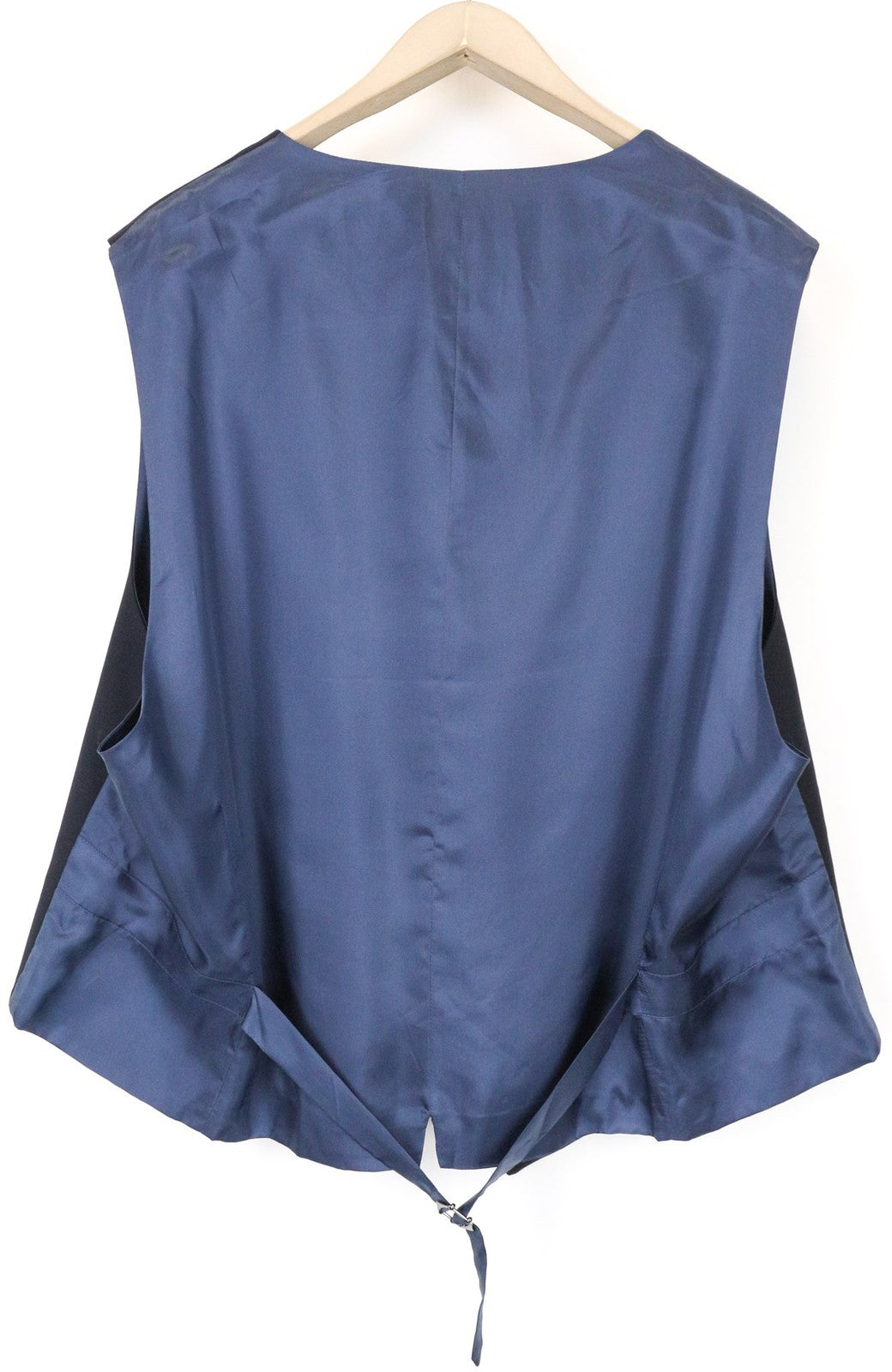 SUITSUPPLY Ferrara vyriška liemenė UK56S mėlyna vilnonė V formos iškirpte, vieneilė 