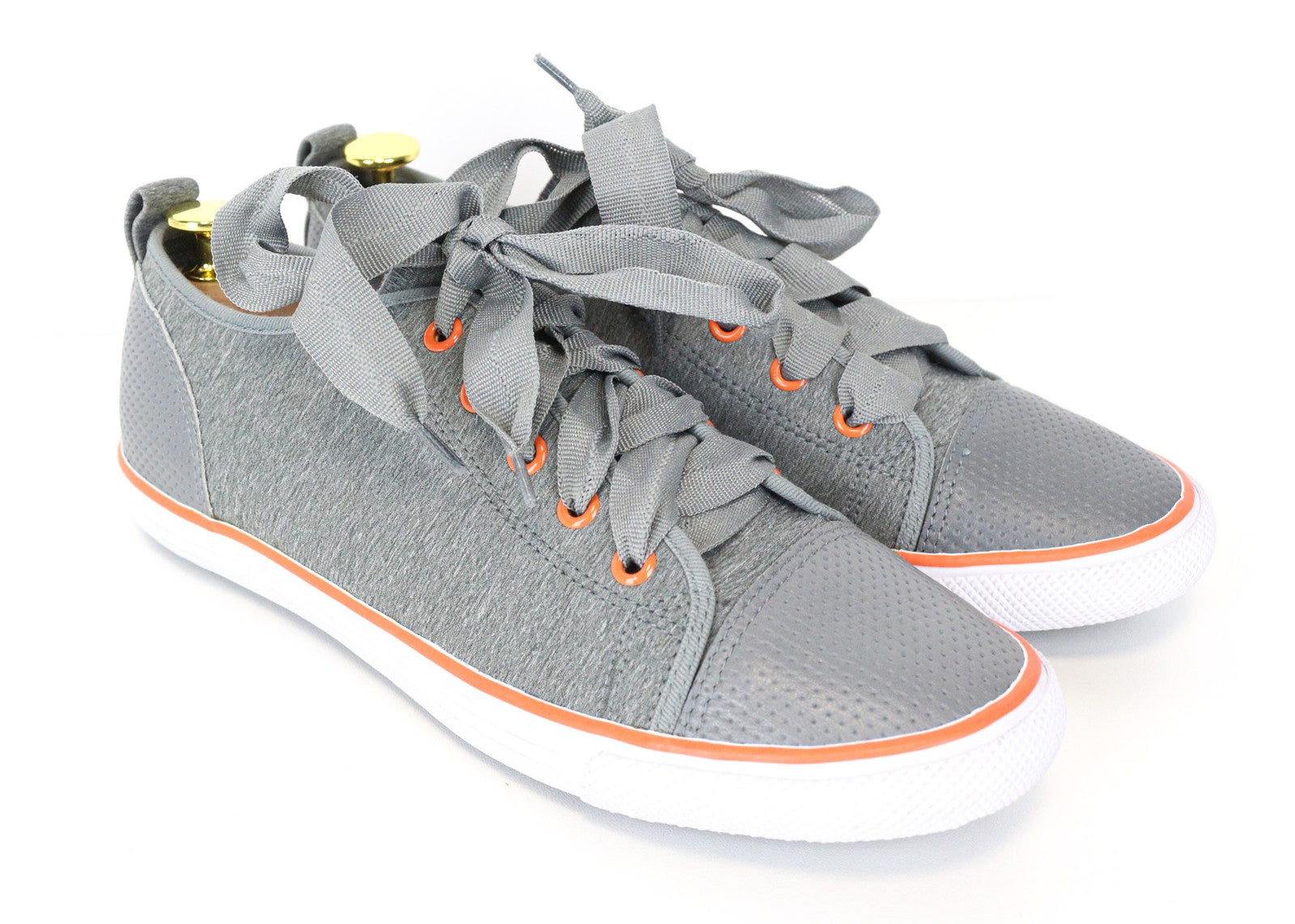 SWEATY BETTY Women's Sneakers UK6 Grey Cotton Lace-Up Low Top Trainers