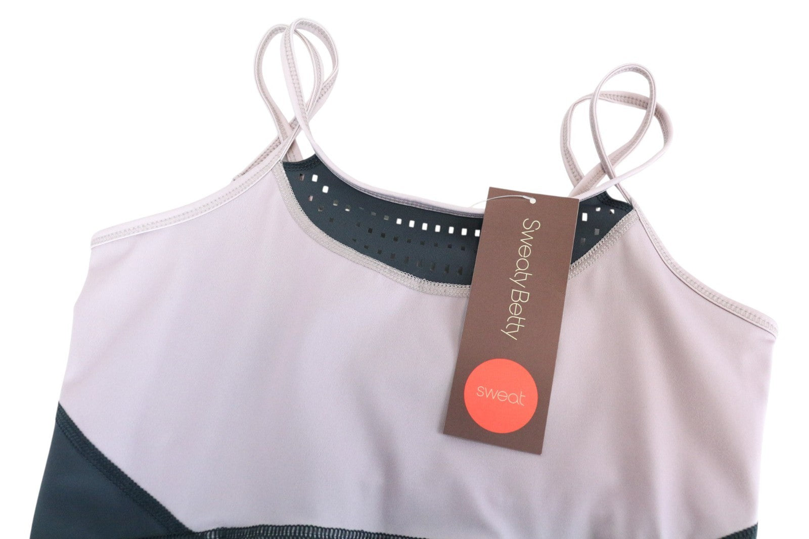 SWEATY BETTY Passe Women's Jumpsuit XS/S Grey Purple Stretch Dance Leotard