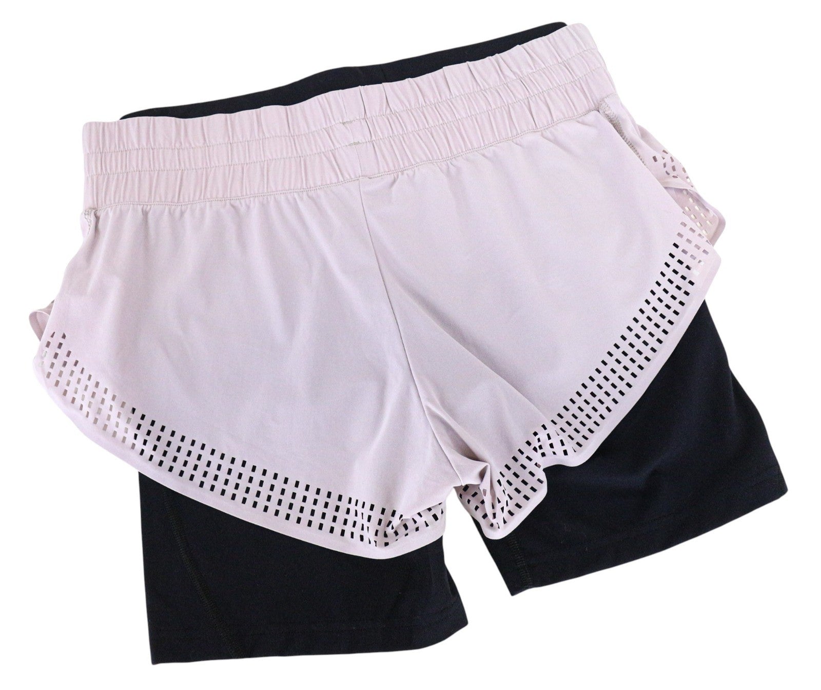 SWEATY BETTY Aerial Women's Shorts M Purple Sporty 2in1 Stretch Lightweight