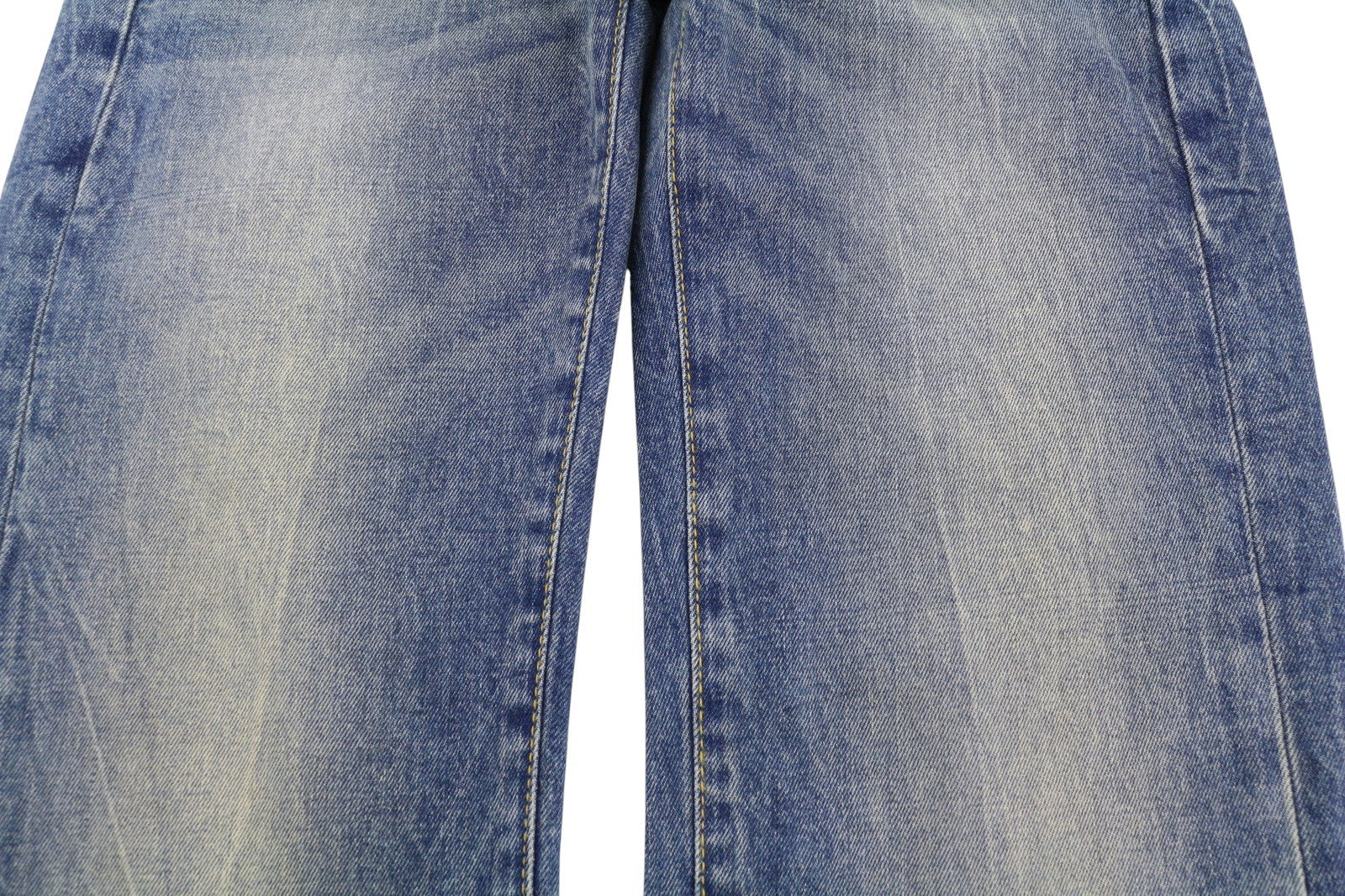 R13 Boy Flare Women Jeans 25 Kelly Stretch Low Rise Whiskers Faded Blue PF25