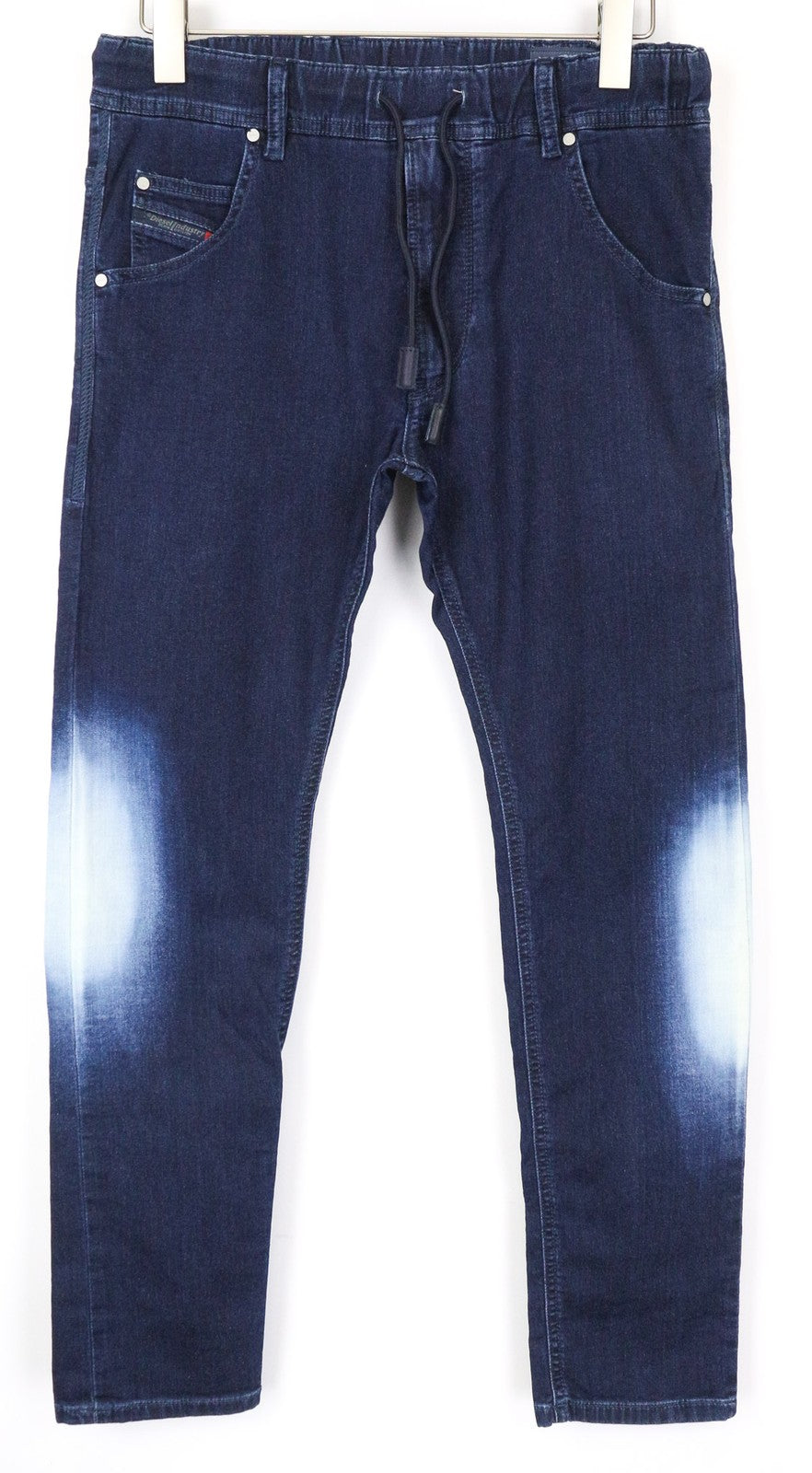 DIESEL Krooley-NE 0687D Men's Jeans W28 Slim Carrot Sweat Jogg Blue Stretch
