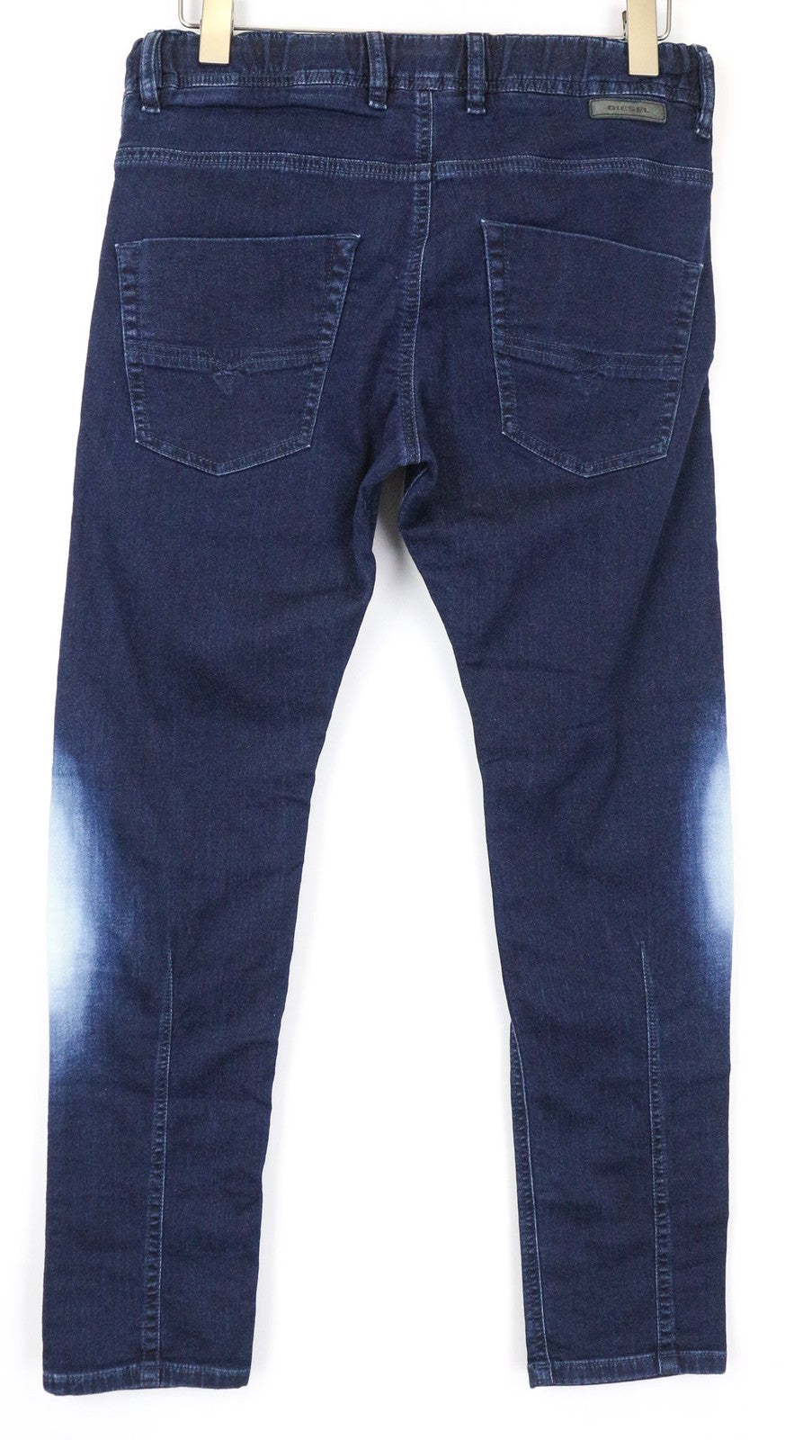 DIESEL Krooley-NE 0687D Men's Jeans W28 Slim Carrot Sweat Jogg Blue Stretch