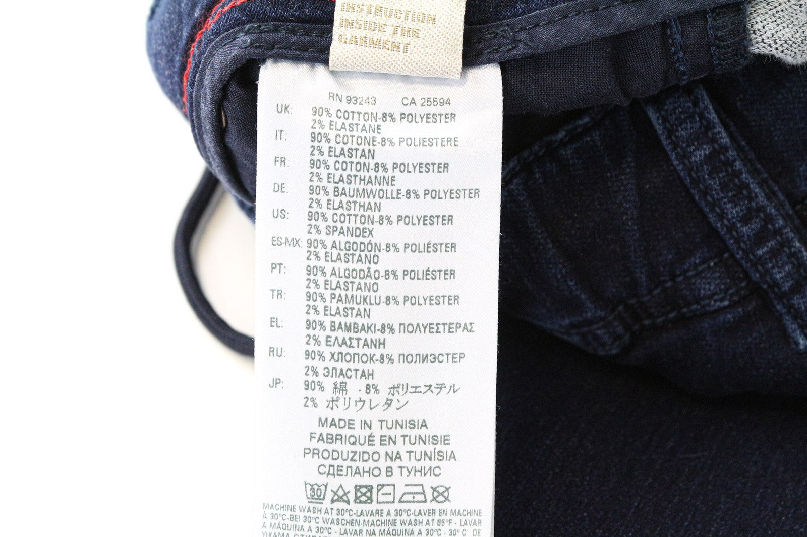 DIESEL Krooley-NE 0687D Men's Jeans W28 Slim Carrot Sweat Jogg Blue Stretch