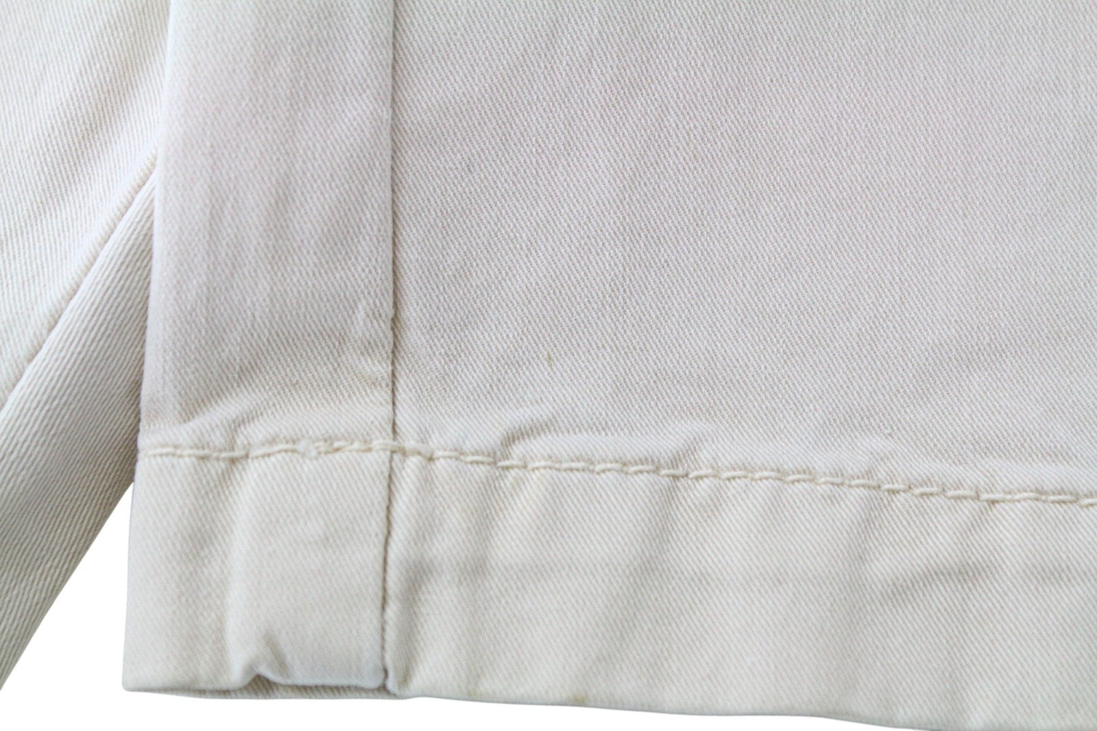 GAUDI JEANS Men's Trousers W28 Beige Cotton Blend Washed Button-Fly Style