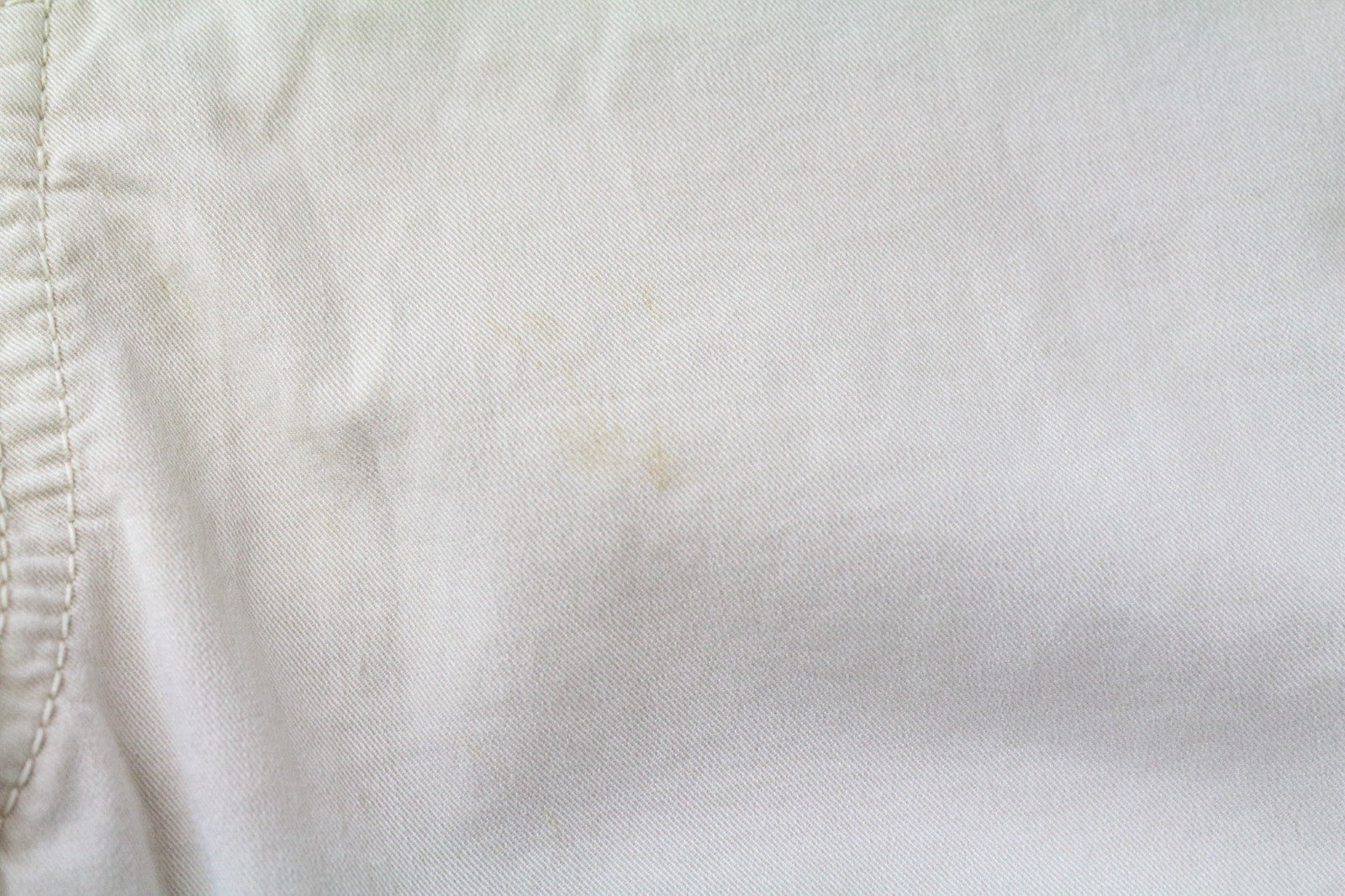 GAUDI JEANS Men's Trousers W28 Beige Cotton Blend Washed Button-Fly Style