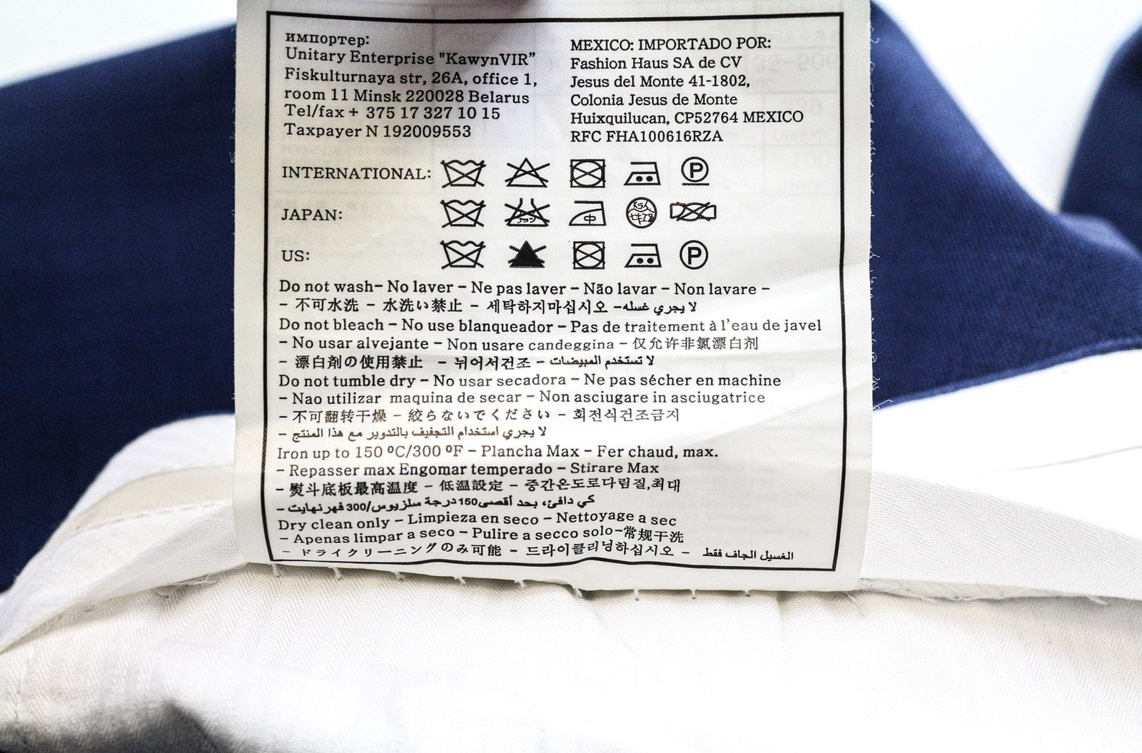 SUITSUPPLY Brescia Men's Trousers UK40L Pleated Blue Wool Classic Lined Pants