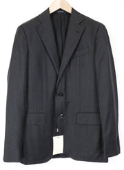 SUITSUPPLY Men's Blazer UK34 Dark Grey Pure Wool Single Breasted Classic