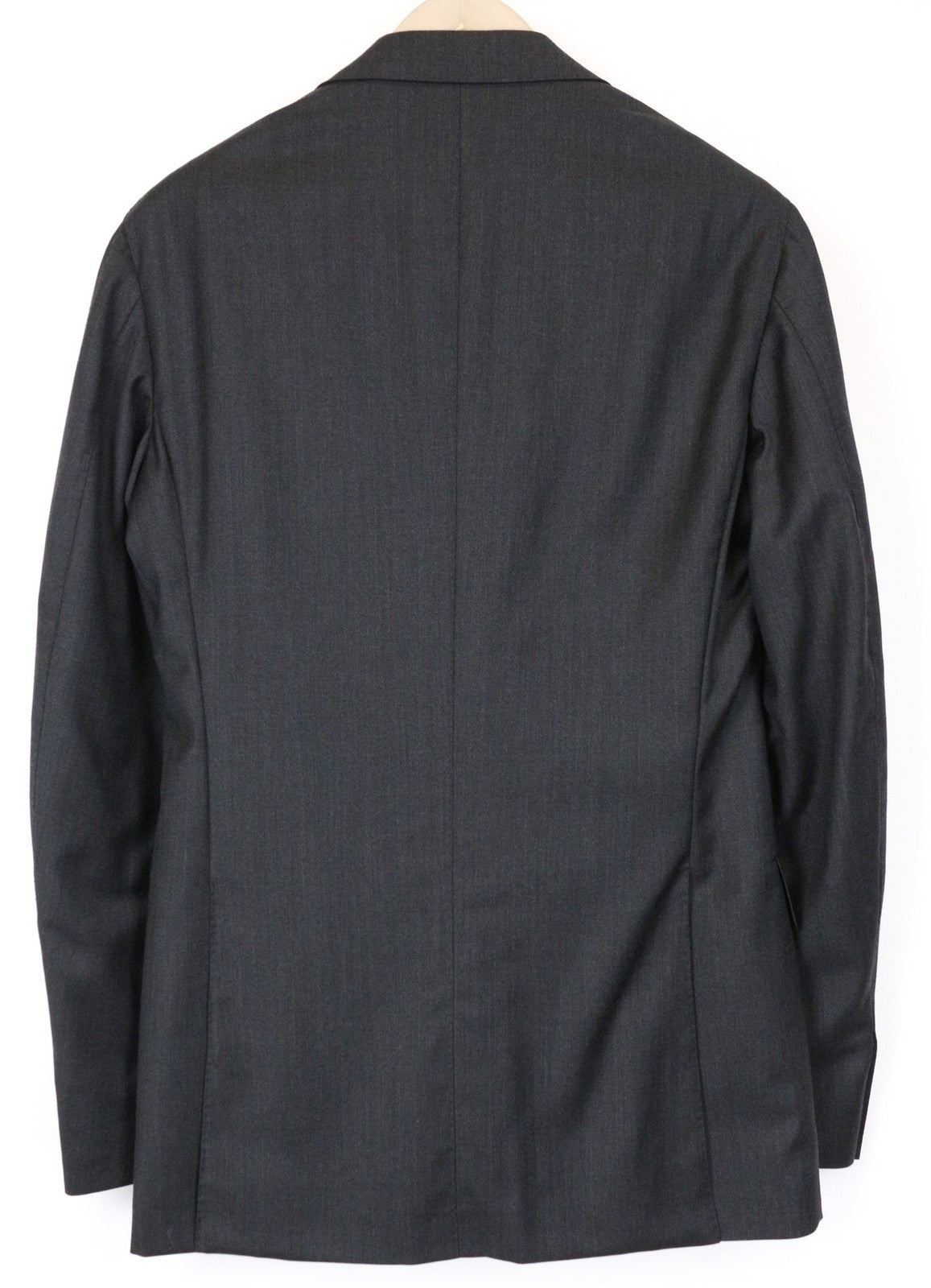 SUITSUPPLY Men's Blazer UK34 Dark Grey Pure Wool Single Breasted Classic