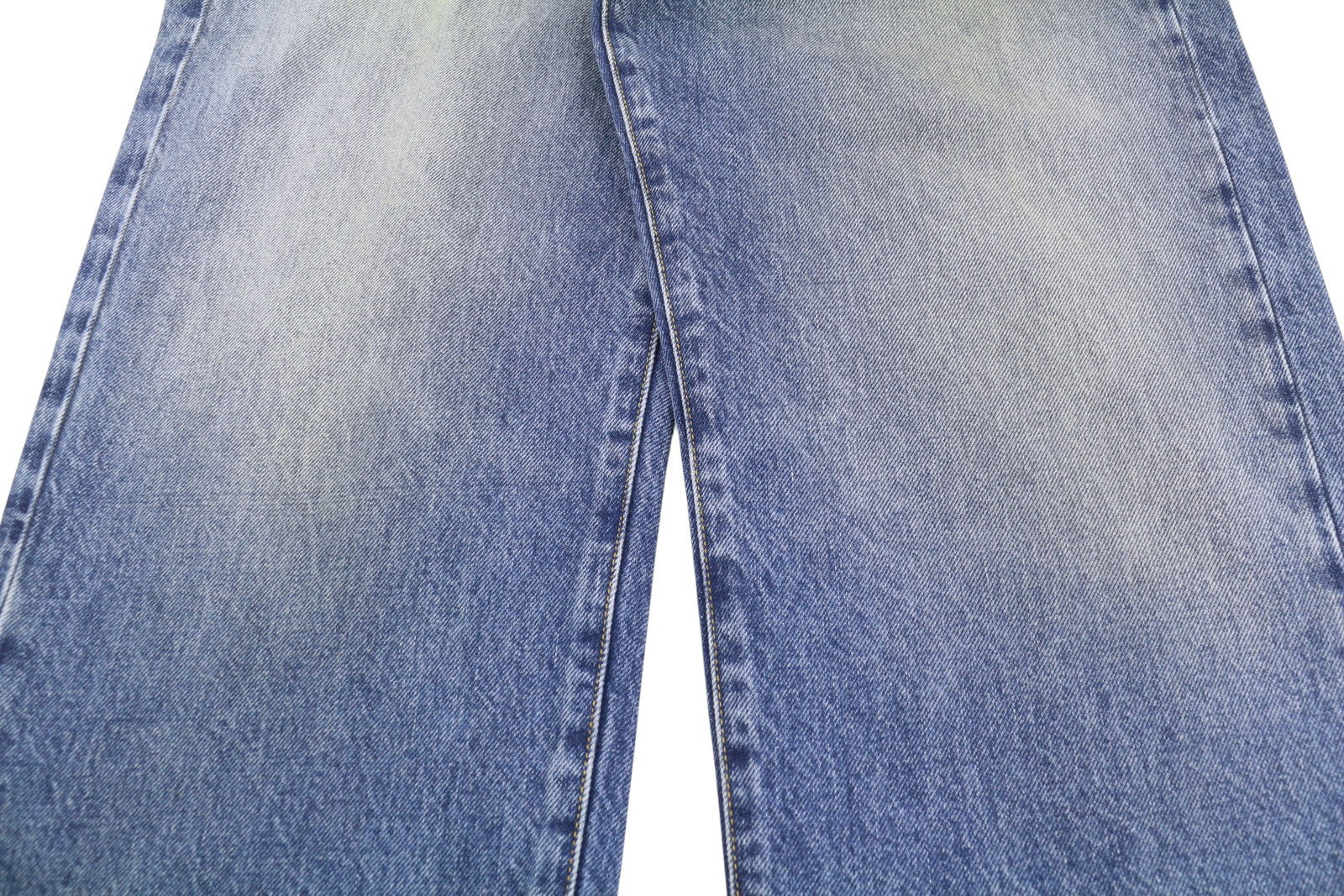 R13 Cuffed X-BF Women Jeans 27 Jasper Straight Fit Faded Blue Zip Fly Denim PF25