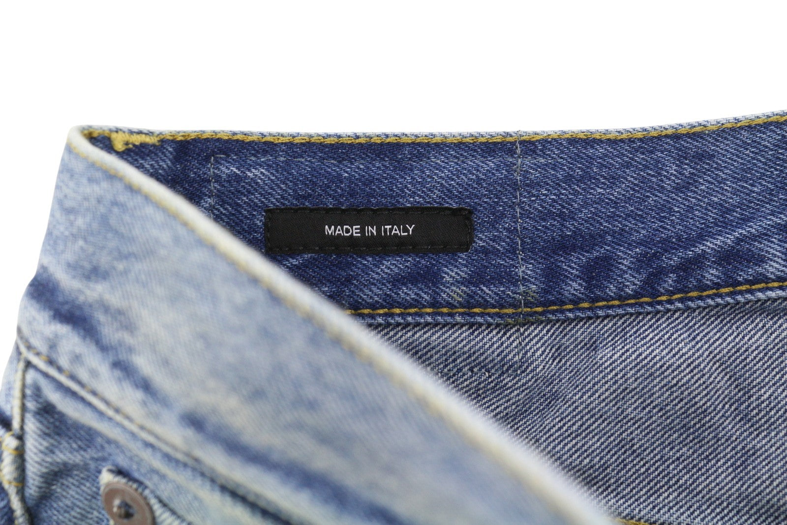 R13 Cuffed X-BF Women Jeans 27 Jasper Straight Fit Faded Blue Zip Fly Denim PF25