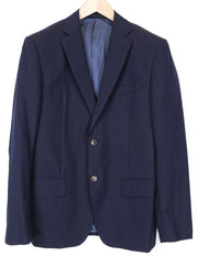 SUITSUPPLY Napoli Blue Line Men's Blazer UK38R Navy Pure Wool Single Breasted