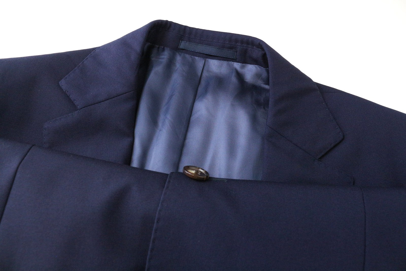 SUITSUPPLY Napoli Blue Line Men's Blazer UK38R Navy Pure Wool Single Breasted