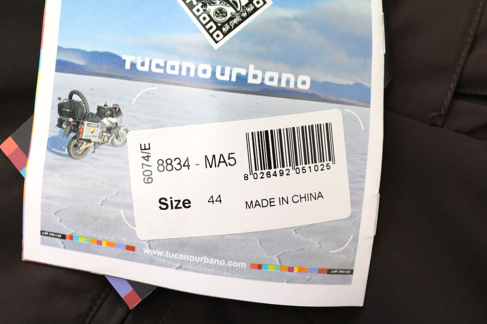 TUCANO URBANO WSP Lady Women's Jacket IT44 Brown Zip Hooded Waterproof Moto