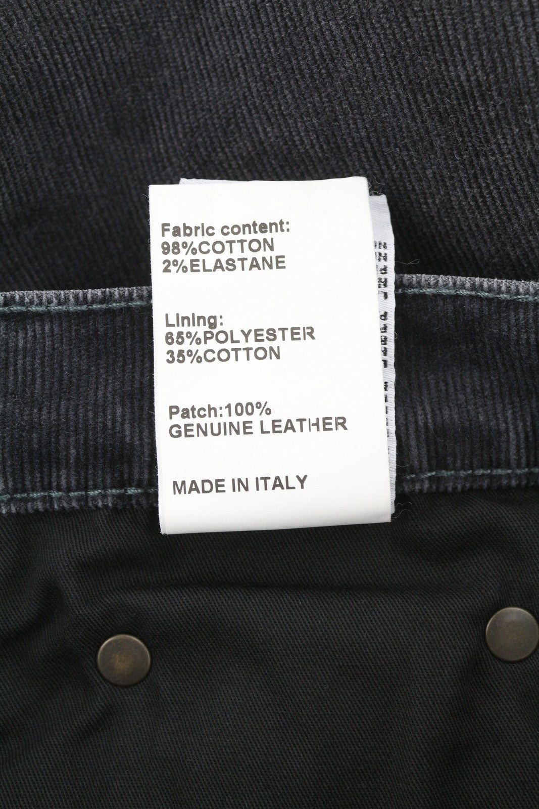 R13 Jane Women Trousers 24 Obsidian Stretch Cord Bootcut Leg Zip FW25 RRP699