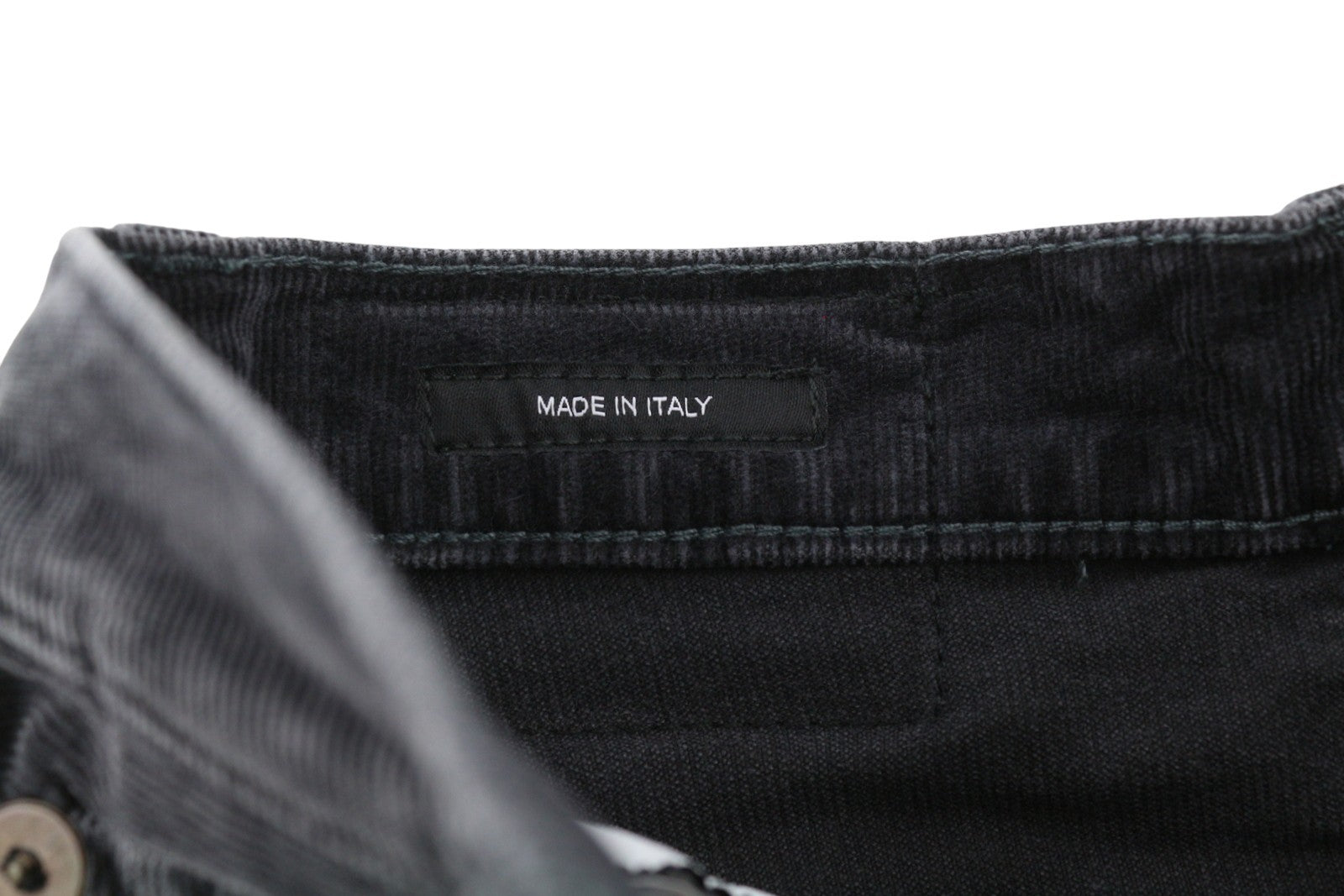 R13 Jane Women Trousers 24 Obsidian Stretch Cord Bootcut Leg Zip FW25 RRP699