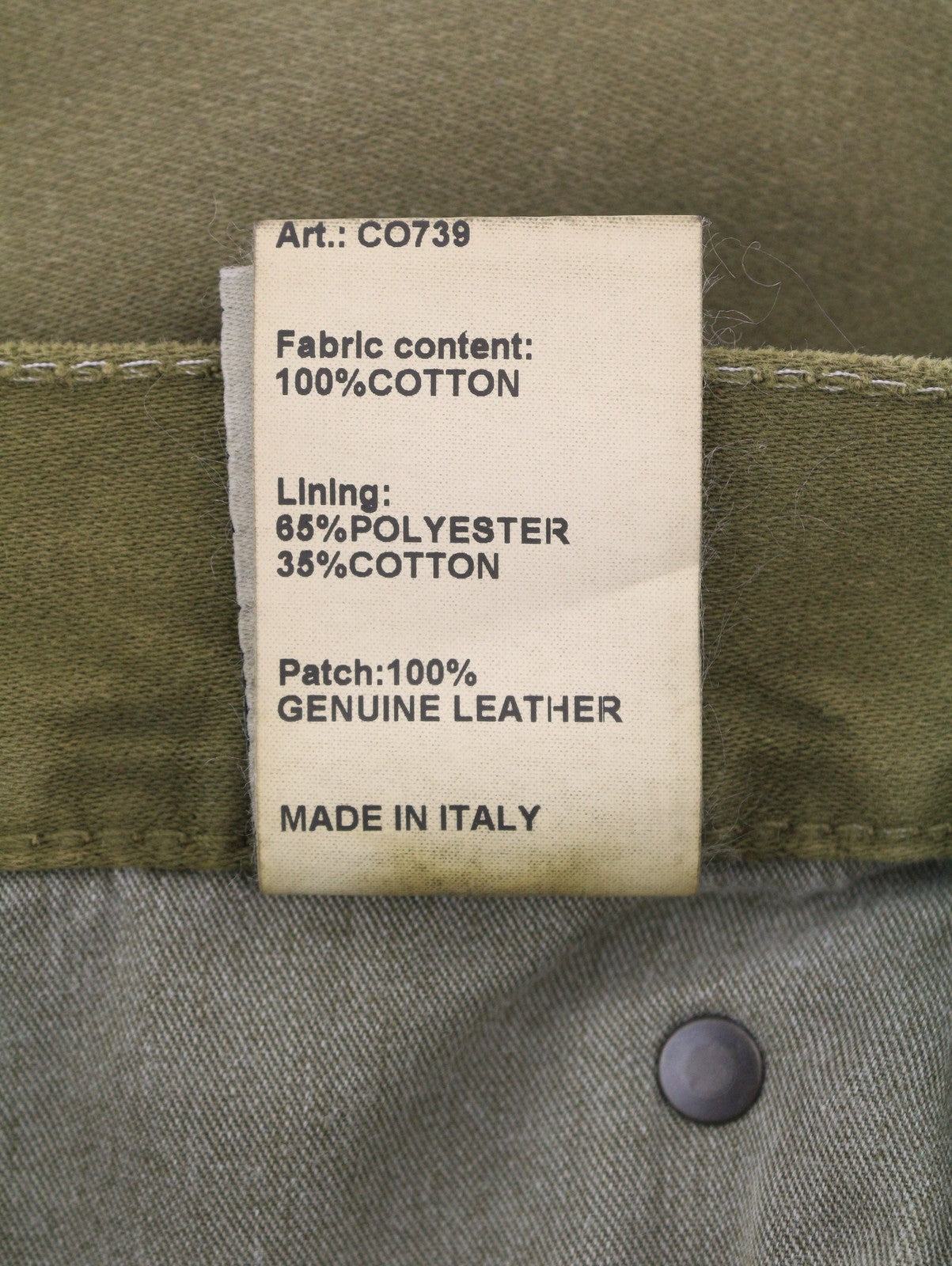 R13 Boyfriend Women Trousers 29 Olive Garment Dyed Moleskin Ankle Faded Zip FW25