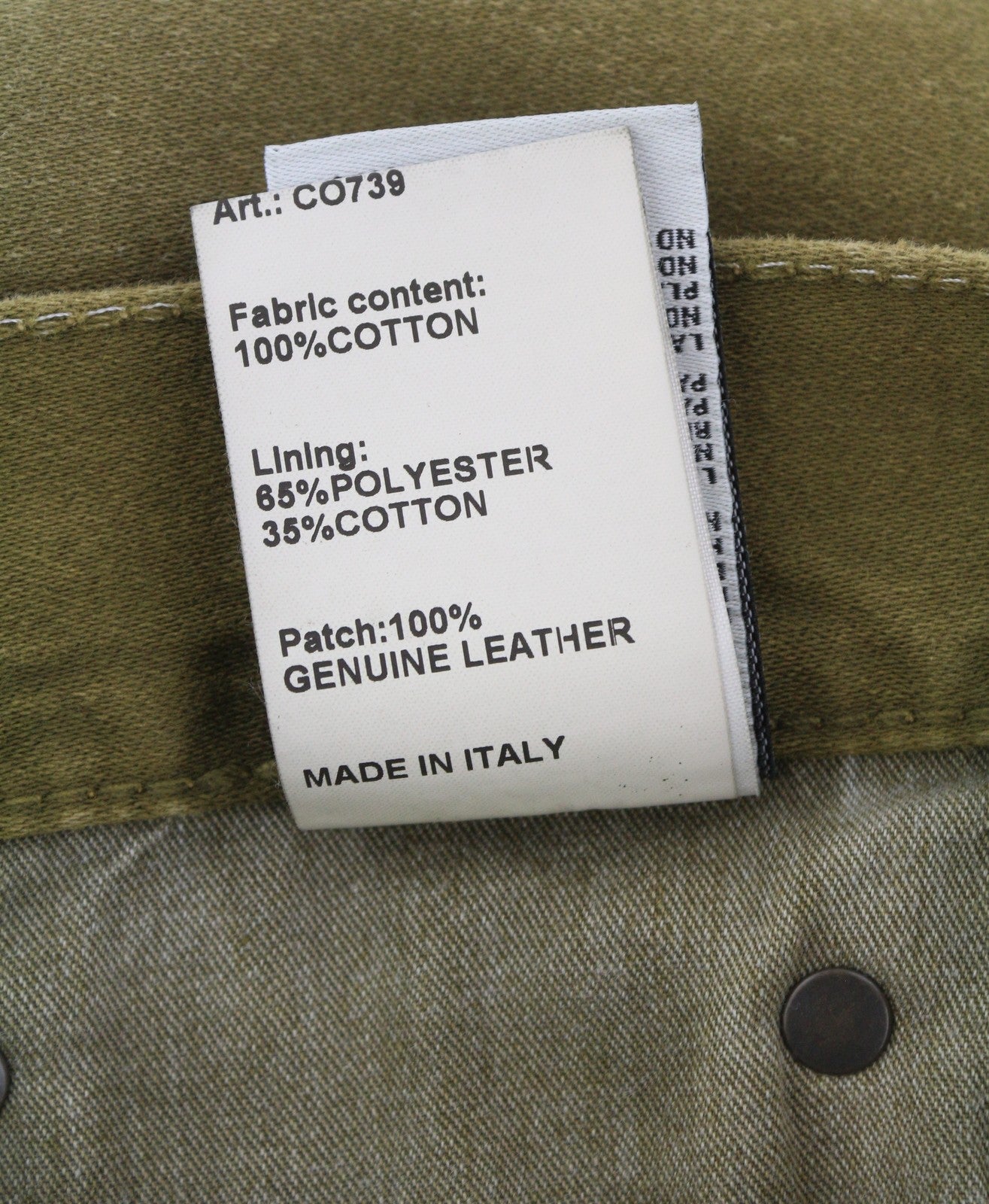 R13 Boyfriend Women Trousers 26 Olive Garment Dyed Moleskin Ankle Faded FW25