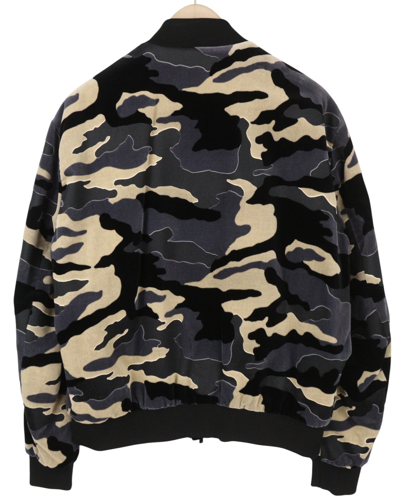 EMPORIO ARMANI Men Jacket EU52 Camouflage Soft Padded Lined Zip Bomber RRP799