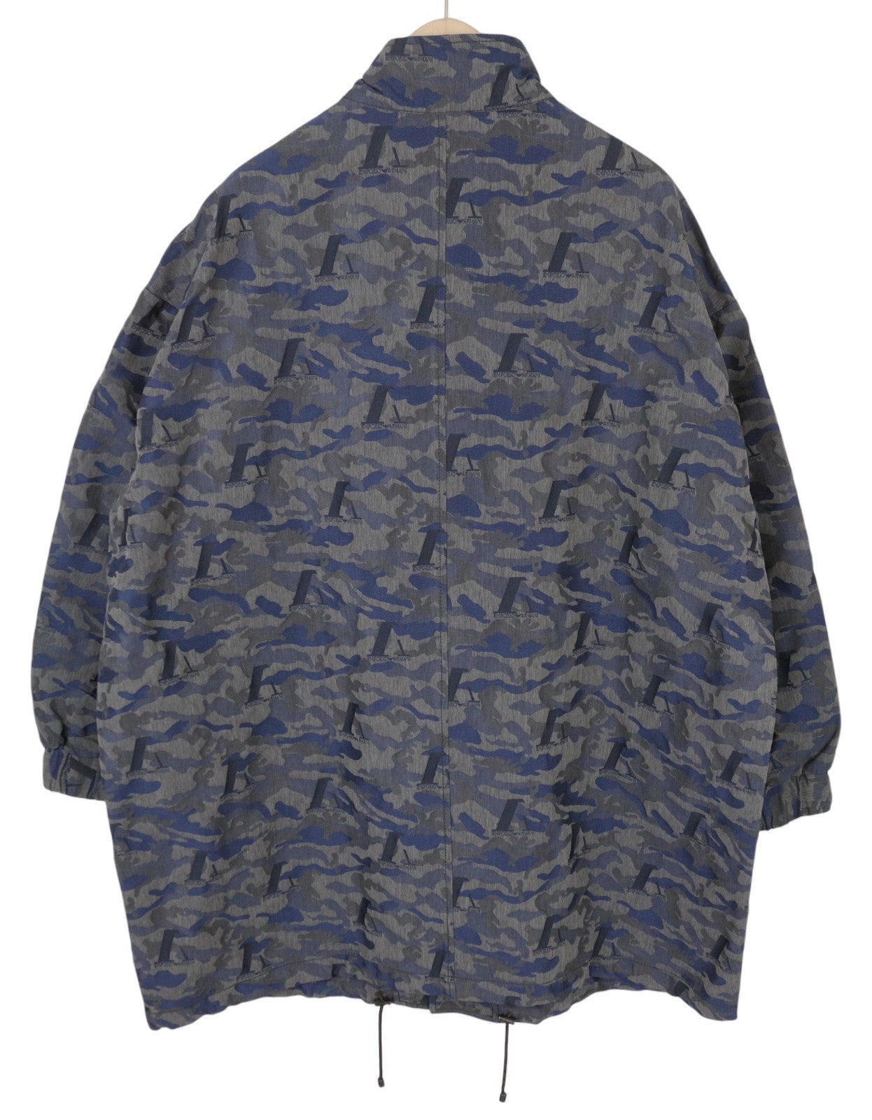 EMPORIO ARMANI Men Jacket EU50 Oversized Jacquard Camouflage Full Zip RRP799