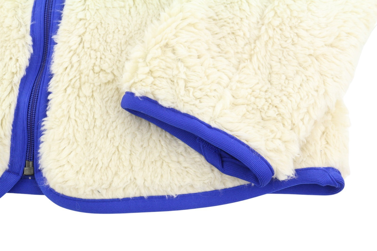 AMBUSH New Fleece Men Jacket M Ivory Fluffy Faux Fur Zipper Lightweight RRP710