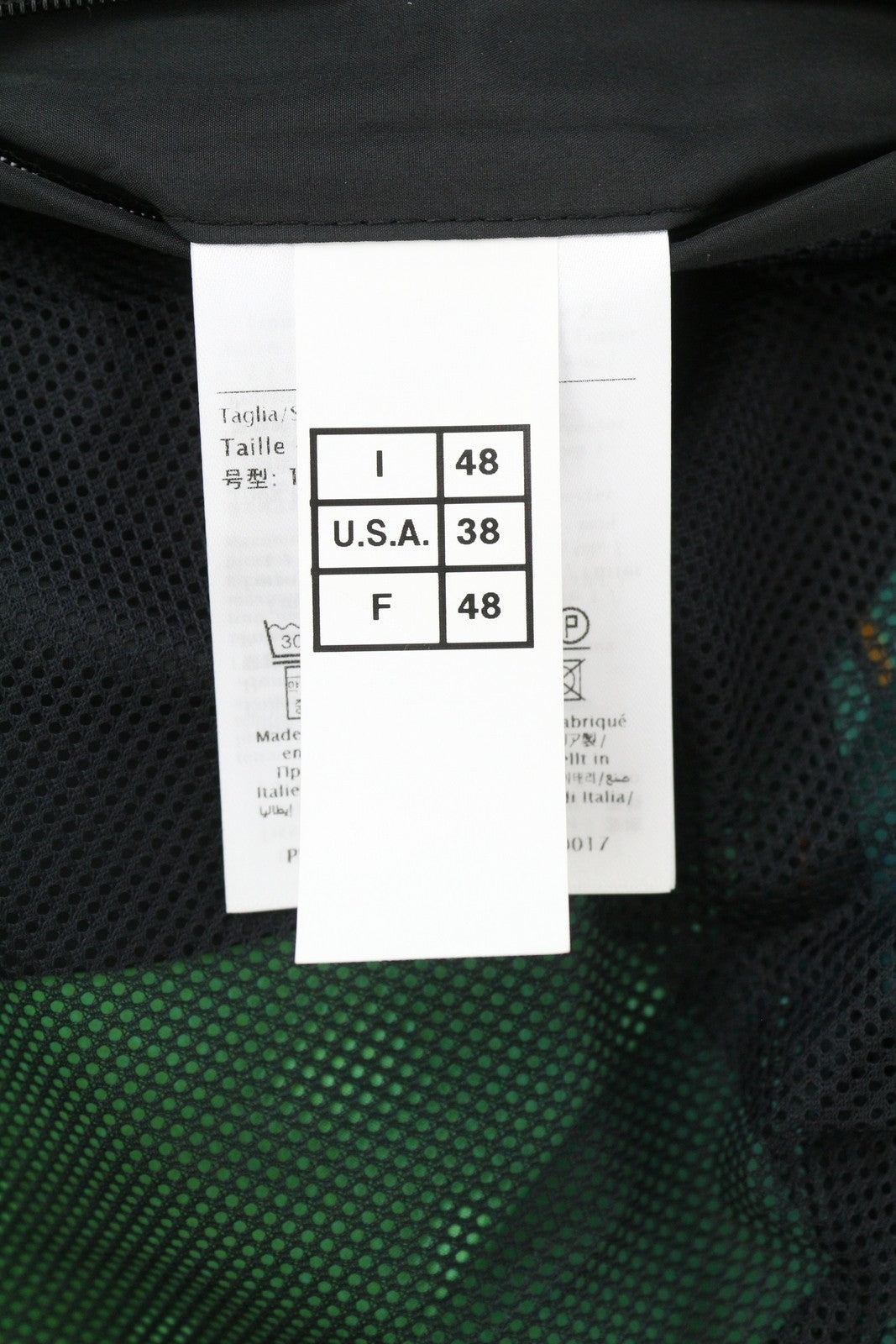 VALENTINO Men Jacket 48 Dragon Print Mesh Lined Hooded Zip Lightweight RRP1800