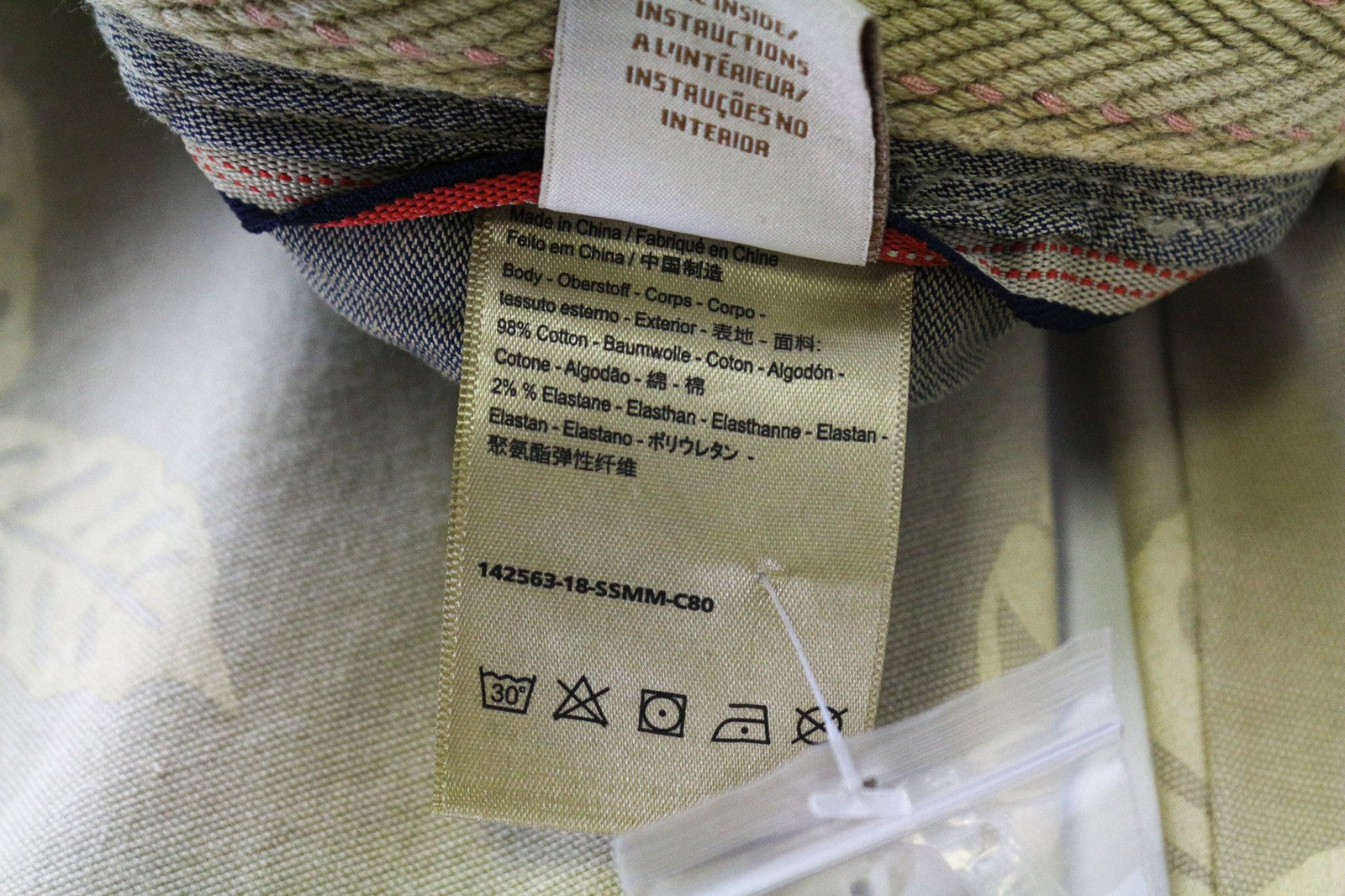 SCOTCH & SODA Warren Men's Pants W33/L34 Brown Patterned Straight Stretch Fit