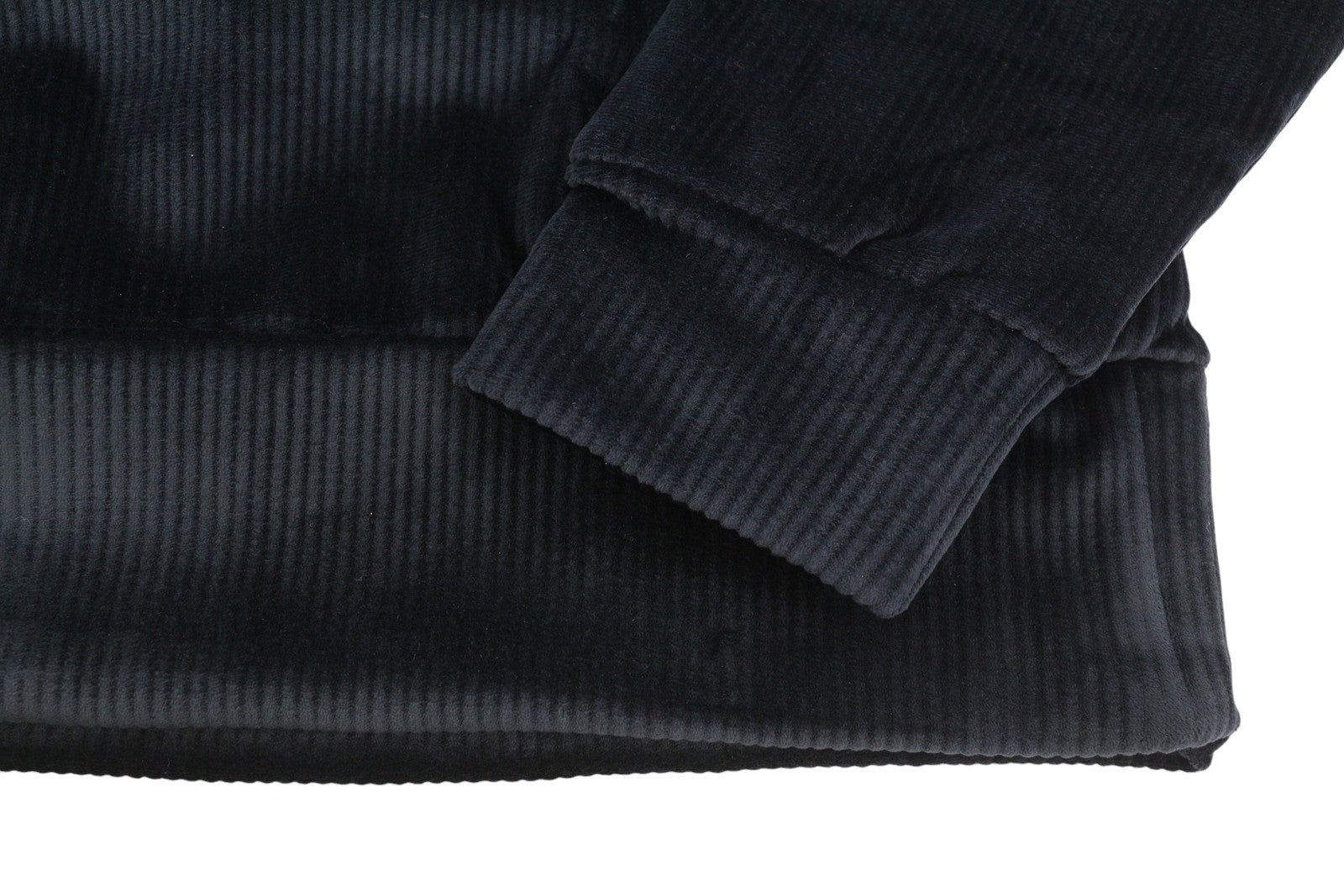 NEW BALANCE Women Hoodie S Black Soft Corduroy Oversized Loose Fit Pullover