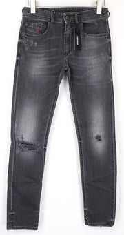 DIESEL Thommer 069BH Men's Jeans W28/L32 Grey Slim Skinny Stretch Cotton Fit