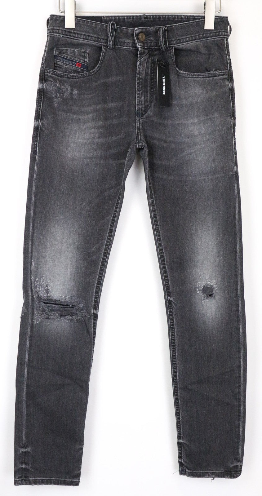 DIESEL Thommer 069BH Men's Jeans W28/L32 Grey Slim Skinny Stretch Cotton Fit