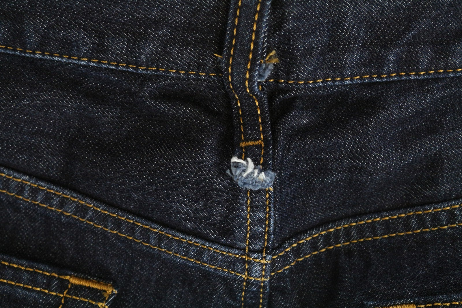 DIESEL Mharky 0091J Men's Jeans W34 Slim Fit Pure Cotton Dark Blue Five Pocket